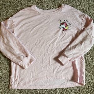 Used Pink unicorn shirt